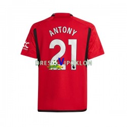 Manchester United Antony Matheus 21 Dres Domaći 2023-2024 Kratkih Rukava ,Muški