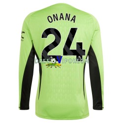 Manchester United Golmanski Andre Onana 24 Dres Domaći 2023-2024 Dugim Rukavima ,Muški