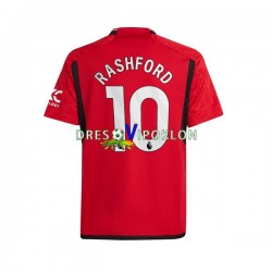 Manchester United Marcus Rashford 10 Dres Domaći 2023-2024 Kratkih Rukava ,Muški