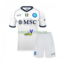 Napoli Dres Gostujući 2023-2024 Kratkih Rukava ,Dječji Komplet