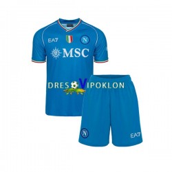 Napoli Dres Domaći 2023-2024 Kratkih Rukava ,Dječji Komplet