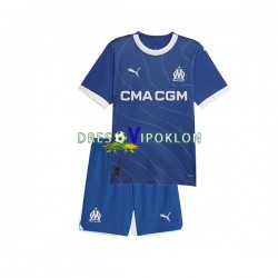 Olympique de Marseille Dres Gostujući 2023-2024 Kratkih Rukava ,Dječji Komplet