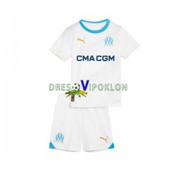Olympique de Marseille Dres Domaći 2023-2024 Kratkih Rukava ,Dječji Komplet