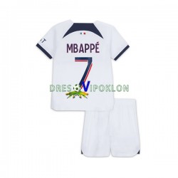 Paris Saint-Germain Mbappé Kylian 7 Dres Gostujući 2023-2024 Kratkih Rukava ,Dječji Komplet