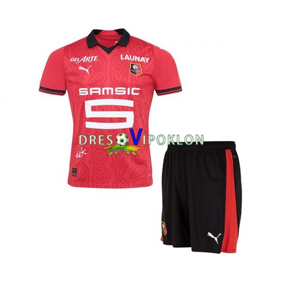 Stade Rennais Dres Domaći 2023-2024 Kratkih Rukava ,Dječji Komplet