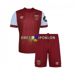 West Ham United Dres Domaći 2023-2024 Kratkih Rukava ,Dječji Komplet