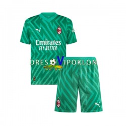 AC Milan Golmanski Dres Domaći 2023-2024 Kratkih Rukava ,Dječji Komplet