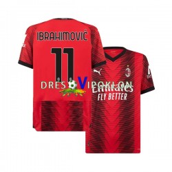 AC Milan Ibrahimovic 11 Dres Domaći 2023-2024 Kratkih Rukava ,Muški