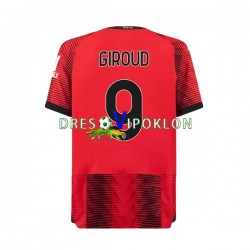 AC Milan Olivier Giroud 9 Dres Domaći 2023-2024 Kratkih Rukava ,Muški
