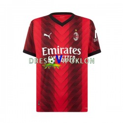 AC Milan Rafael Leao 17 Dres Domaći 2023-2024 Kratkih Rukava ,Dječji Komplet