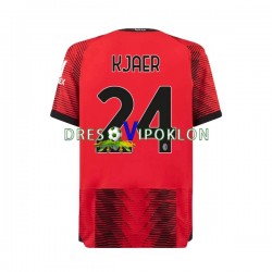 AC Milan Simon Kjaer 24 Dres Domaći 2023-2024 Kratkih Rukava ,Muški