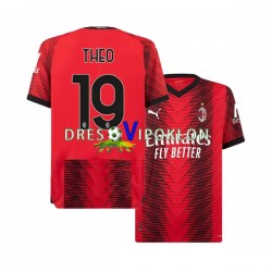 AC Milan Theo Hernandez 19 Dres Domaći 2023-2024 Kratkih Rukava ,Muški