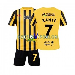 Al-Ittihad FC Kante 7 Dres Domaći 2022-2023 Kratkih Rukava ,Dječji Komplet