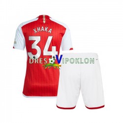 Arsenal Xhaka 34 Dres Domaći 2023-2024 Kratkih Rukava ,Dječji Komplet