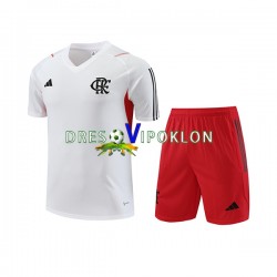 CR Flamengo Bijela Dres za Trening i Kratke Hlače 2023-2024