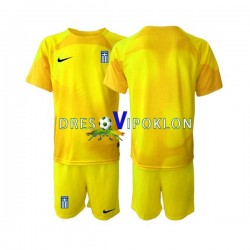 Grčka Golmanski Dres Domaći 2023 Kratkih Rukava ,Dječji Komplet