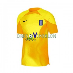 Grčka Golmanski Dres Domaći 2023 Kratkih Rukava ,Muški