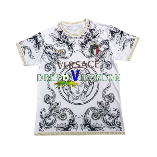 Italija Versace Bijela Dres 2023-2024 Kratkih Rukava ,Muški