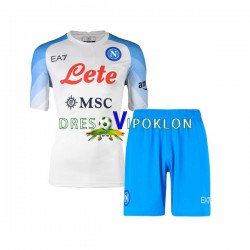 Napoli Dres Gostujući 2022-2023 Kratkih Rukava ,Dječji Komplet