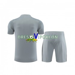 Paris Saint-Germain Sivo Dres za Trening i Kratke Hlače 2023-2024