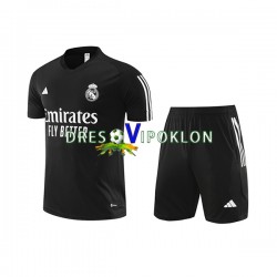 Real Madrid Crno Dres za Trening i Kratke Hlače 2023-2024