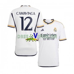 Real Madrid Camavinga 12 Dres Domaći 2023-2024 Kratkih Rukava ,Muški