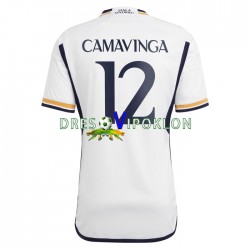 Real Madrid Camavinga 12 Dres Domaći 2023-2024 Kratkih Rukava ,Muški