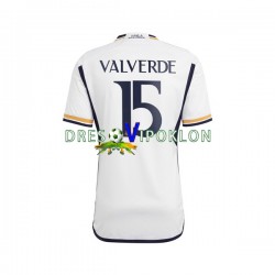 Real Madrid Federico Valverde 15 Dres Domaći 2023-2024 Kratkih Rukava ,Muški