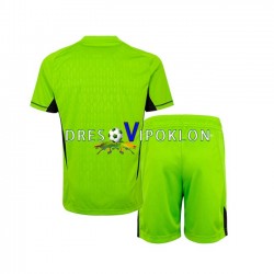 Real Madrid Golmanski Dres Domaći 2023-2024 Kratkih Rukava ,Dječji Komplet