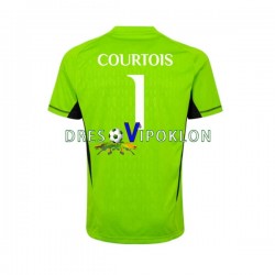 Real Madrid Golmanski Thibaut Courtois 1 Dres Domaći 2023-2024 Kratkih Rukava ,Muški