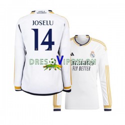 Real Madrid JOSELU 14 Dres Domaći 2023-2024 Dugim Rukavima ,Muški