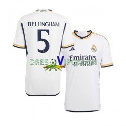 Real Madrid Jude Bellingham 5 Dres Domaći 2023-2024 Kratkih Rukava ,Muški