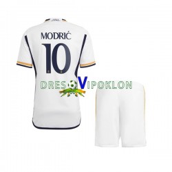 Real Madrid Modrić 10 Dres Domaći 2023-2024 Kratkih Rukava ,Dječji Komplet