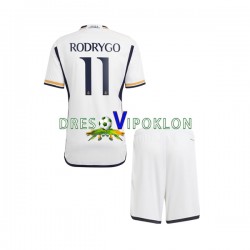 Real Madrid Rodrygo Goes 11 Dres Domaći 2023-2024 Kratkih Rukava ,Dječji Komplet