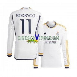 Real Madrid Rodrygo Goes 11 Dres Domaći 2023-2024 Dugim Rukavima ,Muški