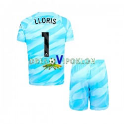 Tottenham Hotspur Golmanski Hugo Lloris 1 Dres Domaći 2023-2024 Kratkih Rukava ,Dječji Komplet