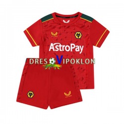 Wolverhampton Wanderers Dres Gostujući 2023-2024 Kratkih Rukava ,Dječji Komplet