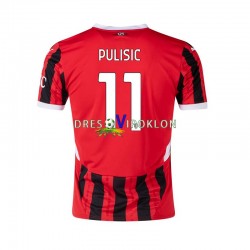 AC Milan Pulisic 11 Dres Domaći 2024-2025 Kratkih Rukava ,Muški