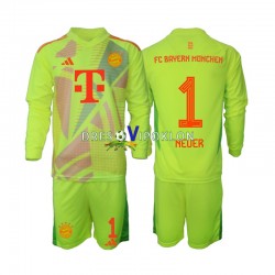 FC Bayern München Golmanski Manuel Neuer 1 Dres Domaći 2024-2025 Dugim Rukavima ,Dječji Komplet