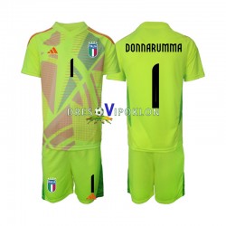 Italija Golmanski Donnarumma 1 Dres Domaći Euro 2024 Kratkih Rukava ,Dječji Komplet