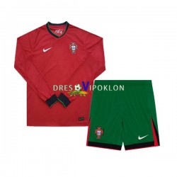 Portugal Dres Domaći Euro 2024 Dugim Rukavima ,Dječji Komplet