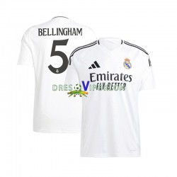 Real Madrid Jude Bellingham 5 Dres Domaći 2024-2025 Kratkih Rukava ,Muški