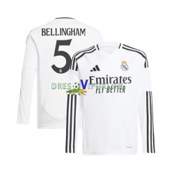 Real Madrid Jude Bellingham 5 Dres Domaći 2024-2025 Dugim Rukavima ,Muški