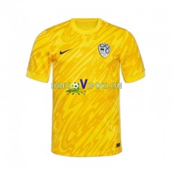 Slovenija Golmanski Dres Domaći Euro 2024 Kratkih Rukava ,Muški