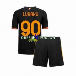 Roma Romelu Lukaku 90 Dres Treći 2023-2024 Kratkih Rukava ,Dječji Komplet