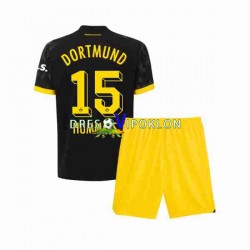 Borussia Dortmund Mats Hummels 15 Dres Gostujući 2023-2024 Kratkih Rukava ,Dječji Komplet
