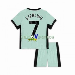 Chelsea Raheem Sterling 7 Dres Treći 2023-2024 Kratkih Rukava ,Dječji Komplet