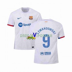FC Barcelona LEWANDOWSKI 9 Dres Gostujući 2023-2024 Kratkih Rukava ,Muški