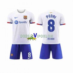 FC Barcelona Pedri 8 Dres Gostujući 2023-2024 Kratkih Rukava ,Dječji Komplet