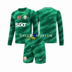 Galatasaray Golmanski Dres Domaći 2023-2024 Dugim Rukavima ,Dječji Komplet
